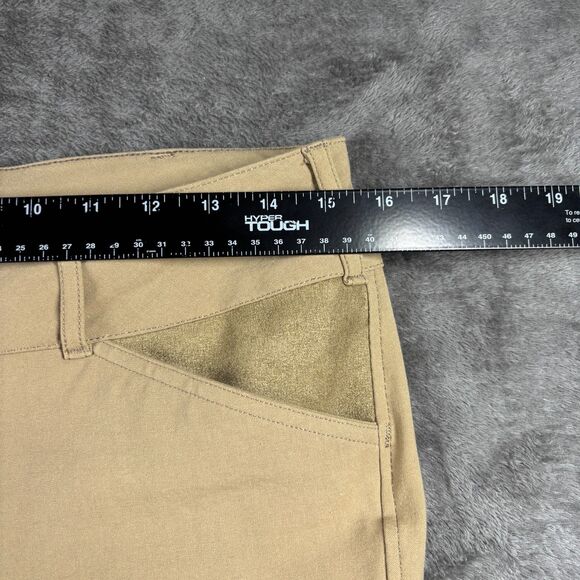 Equine Couture Women Sportif Schooling Breeches Riding Pants Tan Size 30 H285 - Picture 8 of 12